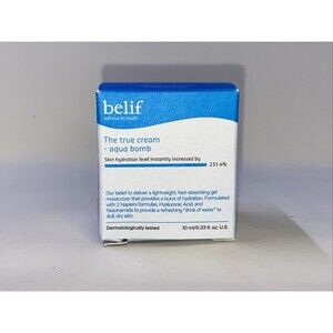 BELIF | The True Cream Aqua Bomb Weightless Face Moisturizer 10mL/0.33oz NIB